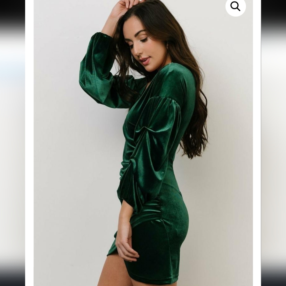 Velvet Emerald Dress